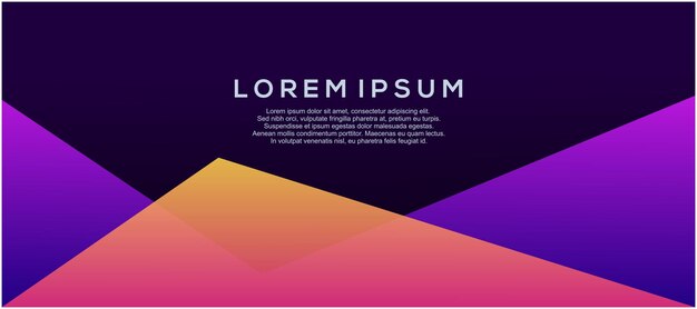 Plantilla de banner de diseño gráfico