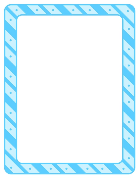Plantilla de banner de marco de rayas diagonales vacías