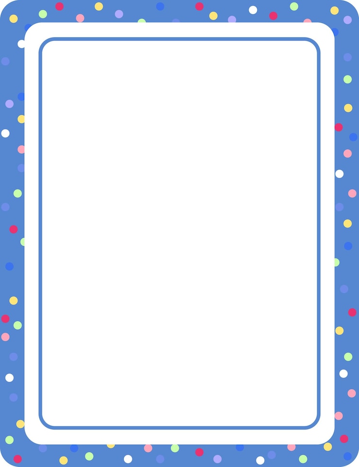 Vector gratuito plantilla de banner de marco vertical azul vacío