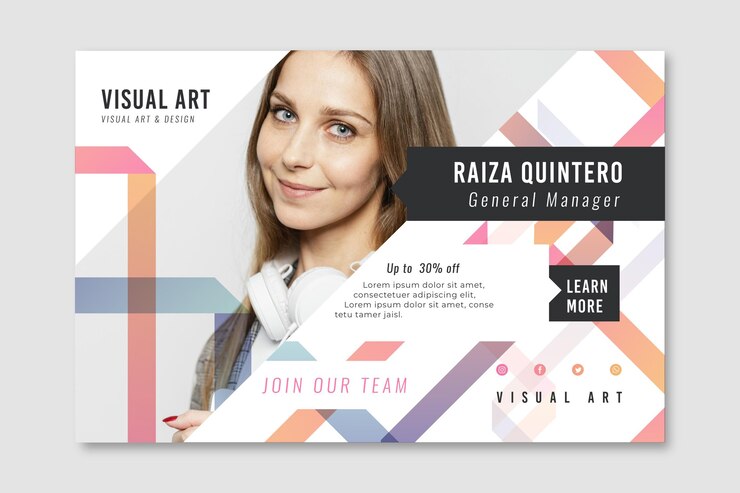 Vector gratuito plantilla de banner de negocios generales