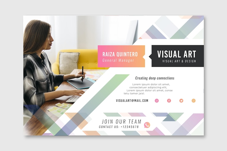 Vector gratuito plantilla de banner de negocios generales