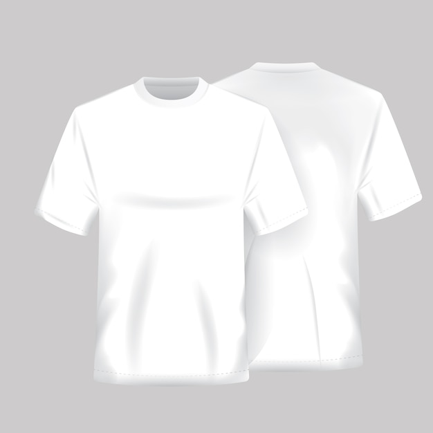 Plantilla de camiseta blanca