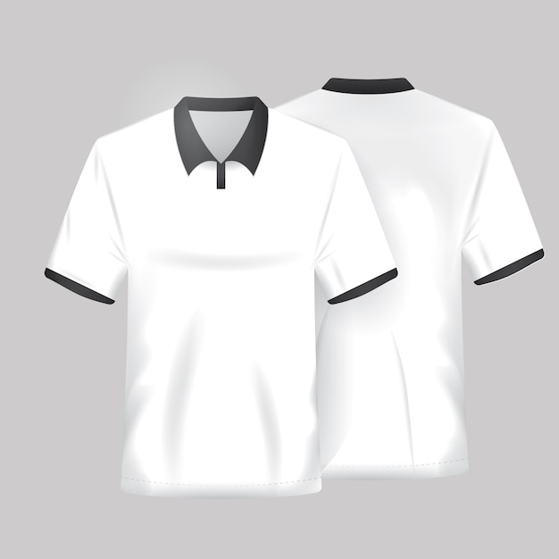 Plantilla de camiseta blanca