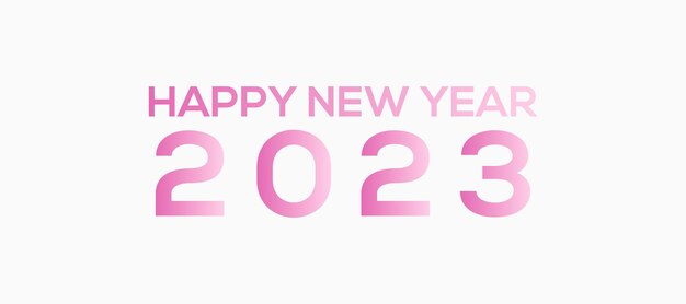 Plantilla de color rosa de diseño gráfico 2023