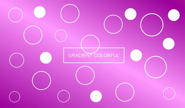 Plantilla colorida minimalista degradado de fondo