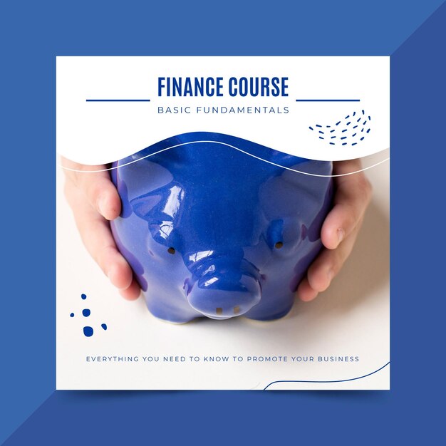 Plantilla de curso de finanzas