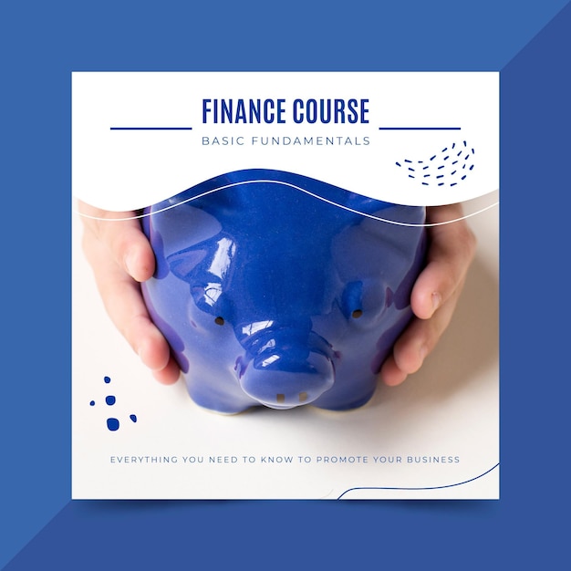 Plantilla de curso de finanzas
