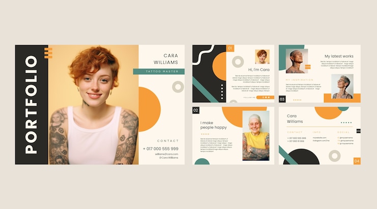 Vector gratuito plantilla cv de diseño plano