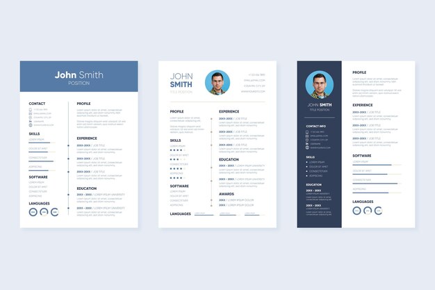 Plantilla CV minimalista