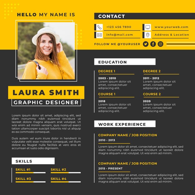 Plantilla CV online