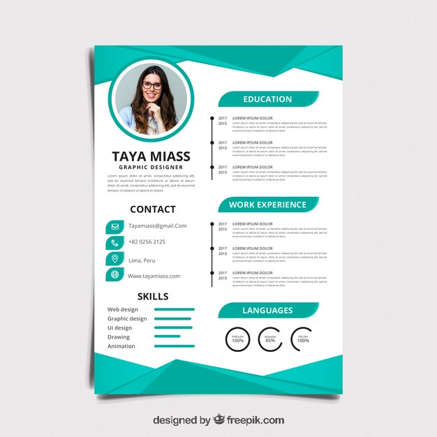 Flores curriculum vitae plantilla descarga inmediata carta t