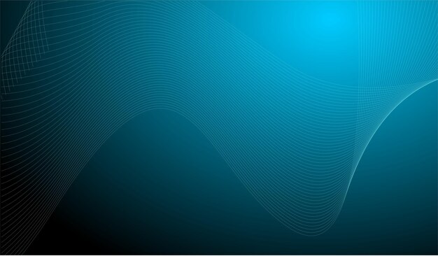 Plantilla de degradado de diseño digital de línea abstracta de fondo