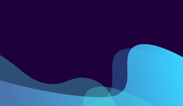 Plantilla de degradado de diseño de onda de fondo
