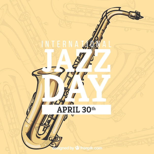 Plantilla del día internacional del jazz