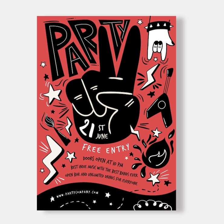 Vector gratuito plantilla de diseño de cartel