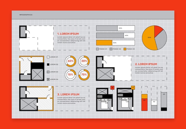 Vector gratuito plantilla de diseño de construcción de diseño plano