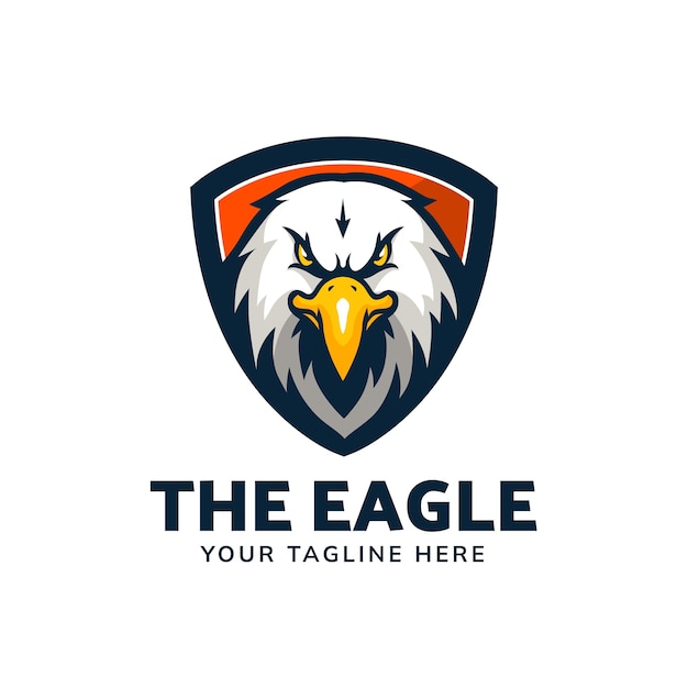 Plantilla de diseño de logotipo de Eagle