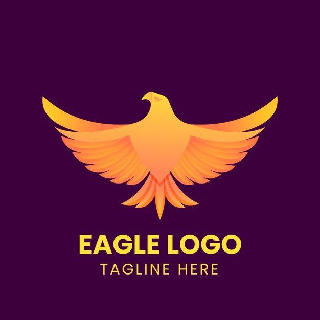 Plantilla de diseño de logotipo de Eagle