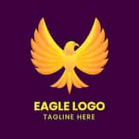 Vector gratuito plantilla de diseño de logotipo de eagle