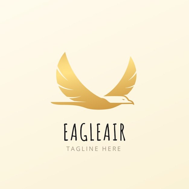 Plantilla de diseño de logotipo de eagle
