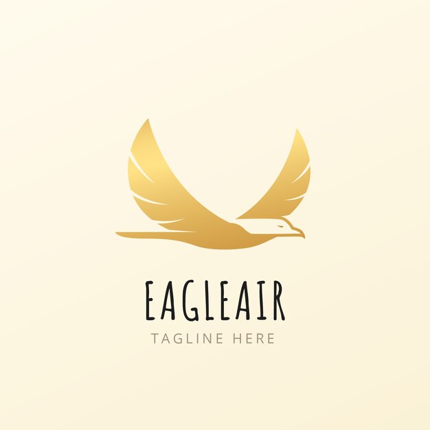 Plantilla de diseño de logotipo de Eagle