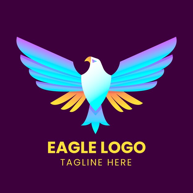 Plantilla de diseño de logotipo de Eagle