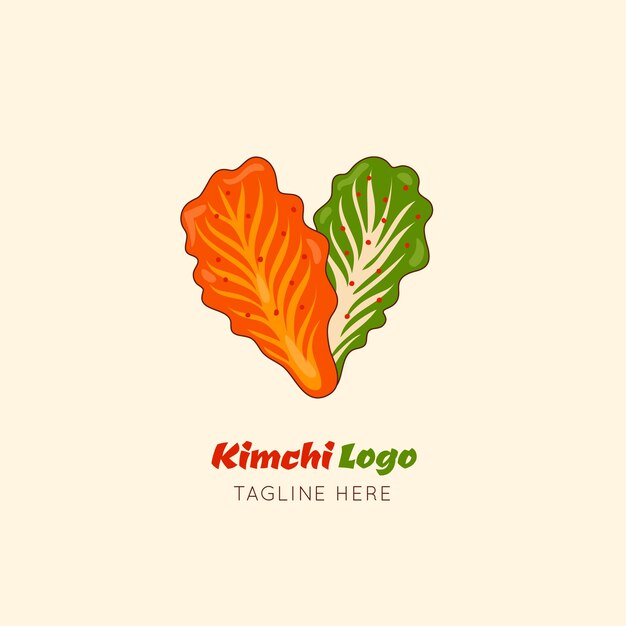Plantilla de diseño de logotipo de kimchi