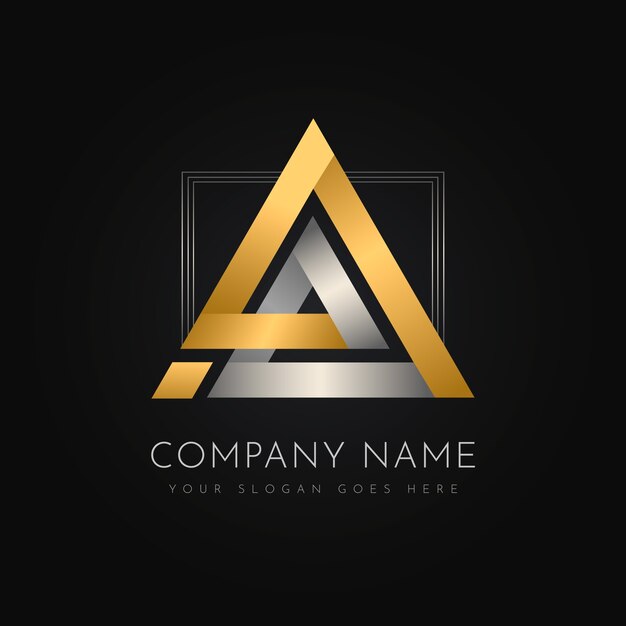 plantilla de diseño del logotipo de la letra monograma