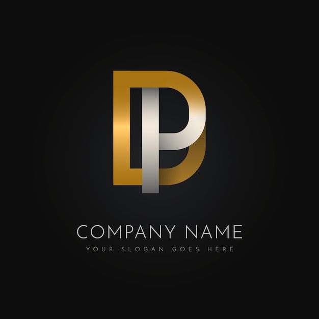 plantilla de diseño del logotipo de la letra monograma