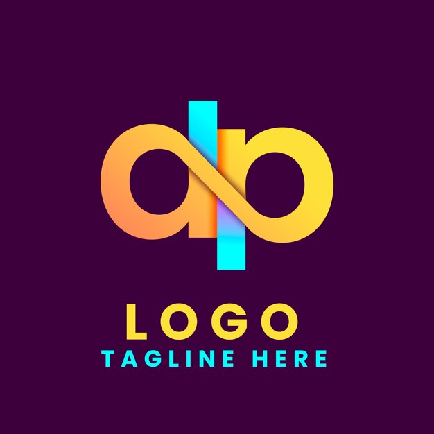 plantilla de diseño del logotipo de la letra monograma