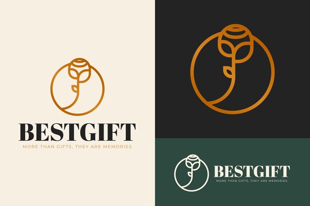 Plantilla de diseño de logotipo de lujo
