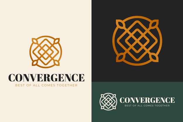 Plantilla de diseño de logotipo de lujo