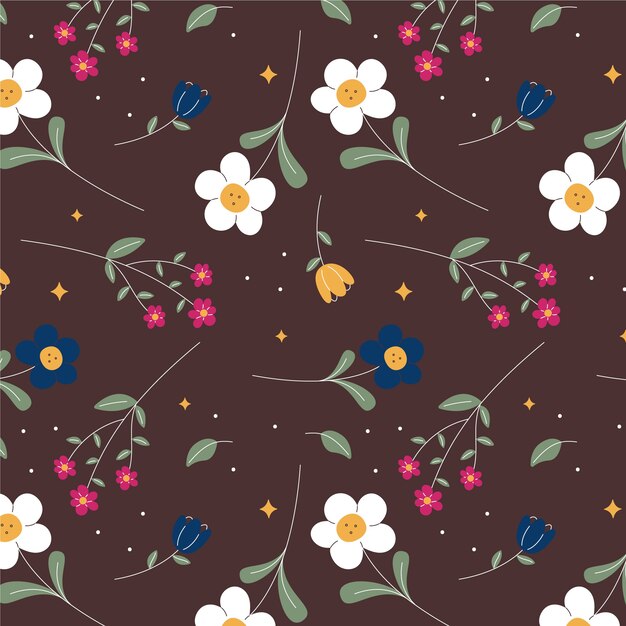 Plantilla de diseño de patrón de colores A/W