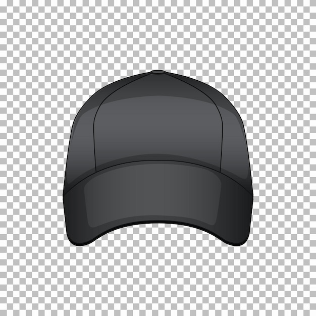 Vector gratuito plantilla de diseño de producto de gorra sin gráfico.