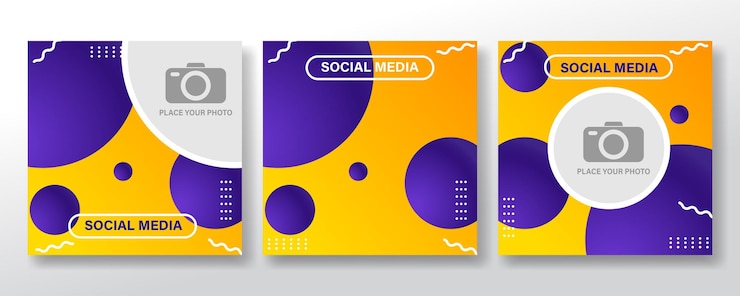 Vector gratuito plantilla de diseño de redes sociales, publicaciones de instagram