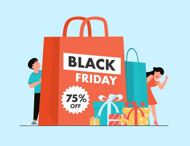 Plantilla de diseño de super venta de viernes negro