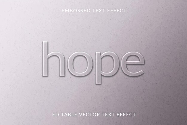 Plantilla de efecto de texto editable en relieve fondo texturizado de papel gris