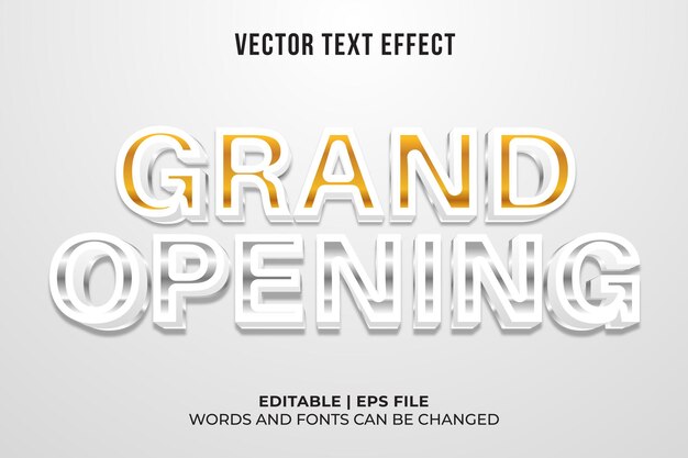 plantilla de efecto de texto de estilo 3D para la promoción