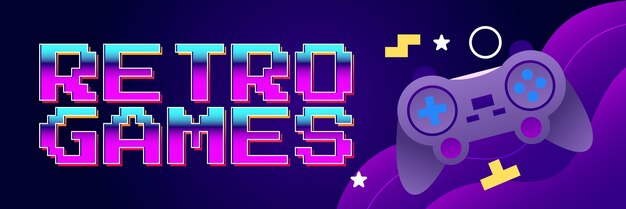 Plantilla de encabezado de twitter de videojuegos y ocio