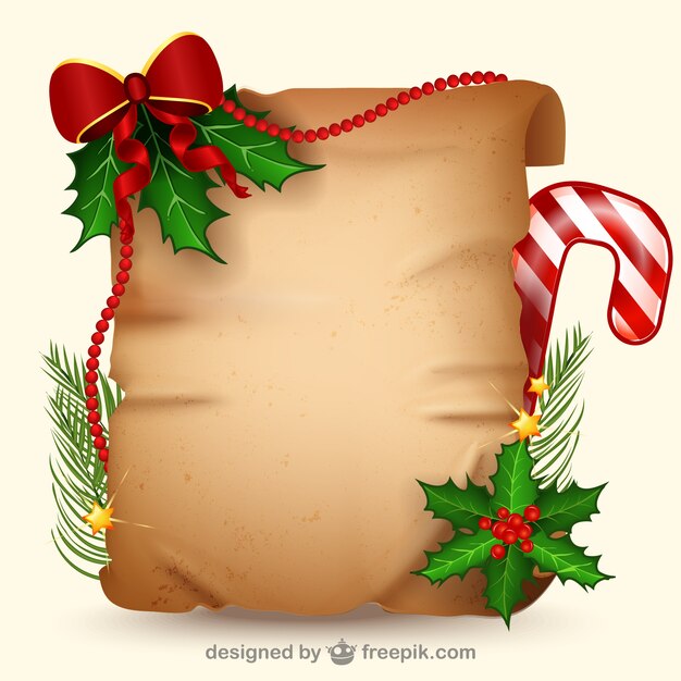 Plantilla de estilo retro para Navidad