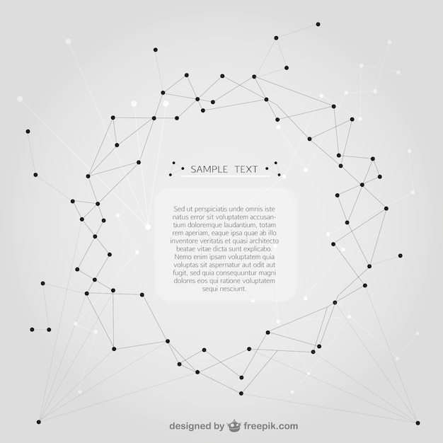 Plantilla con estructura de puntos