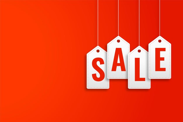 plantilla de etiqueta de venta de estilo colgante negociar y obtener el mejor vector de precio