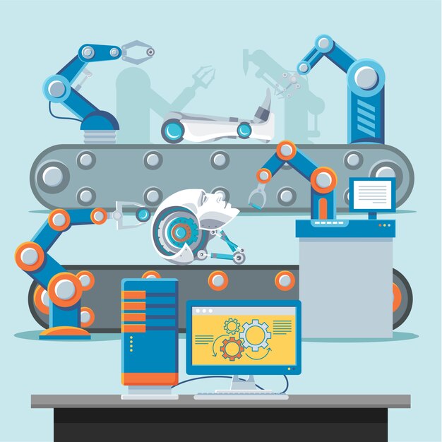 Plantilla de fabricación de automatización
