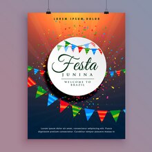 Flyer de celebración