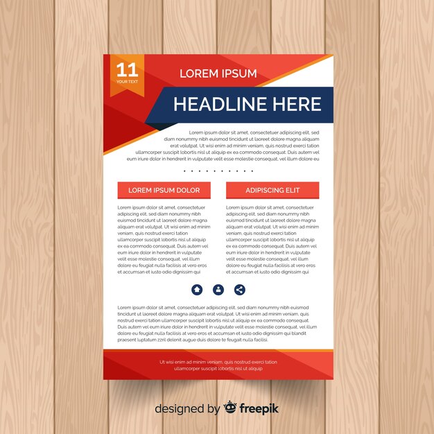 Plantilla flyer de negocio