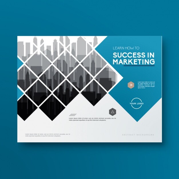 Vector gratuito plantilla de folleto para empresas
