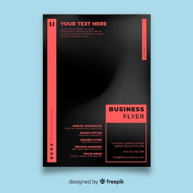 plantilla de folleto para empresas