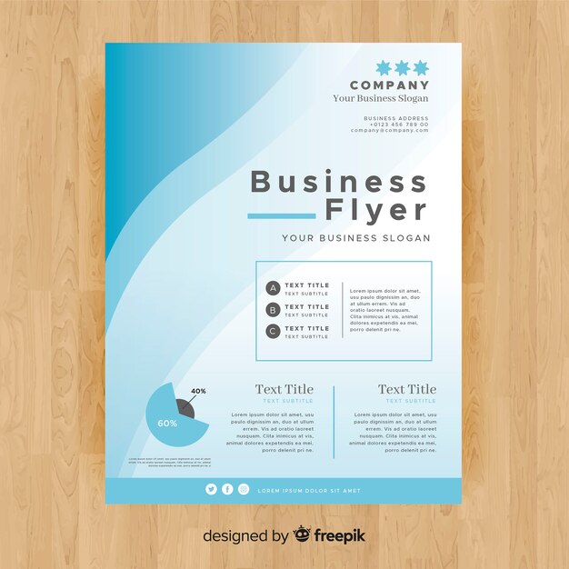 plantilla de folleto para empresas