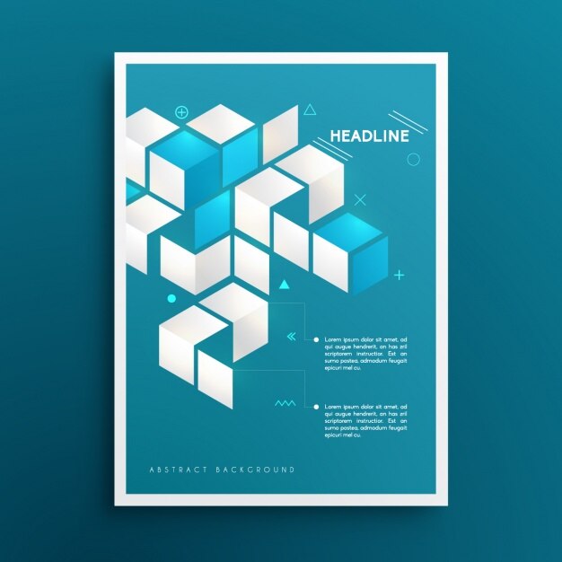 Vector gratuito plantilla de folleto de negocios