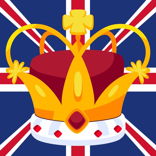 Plantilla de fondo de coronación